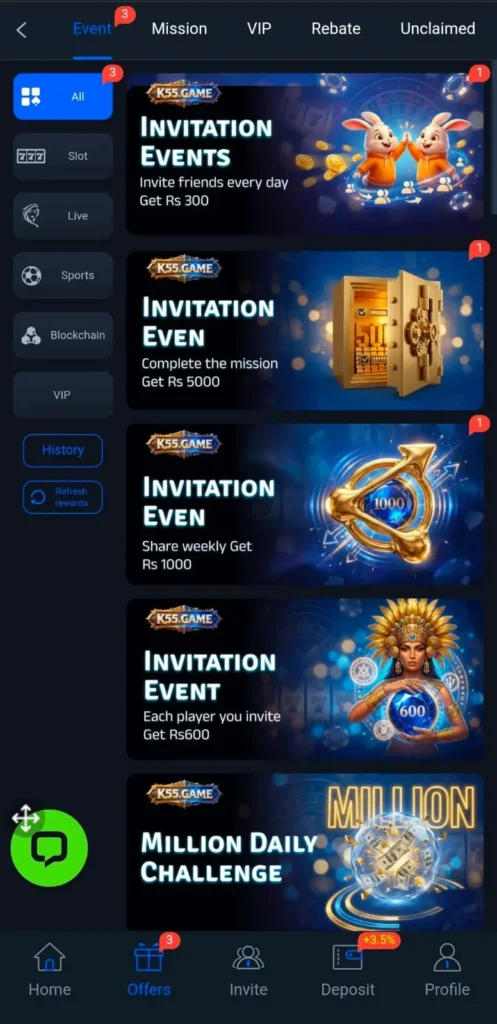 K555 Game Dashboard Image