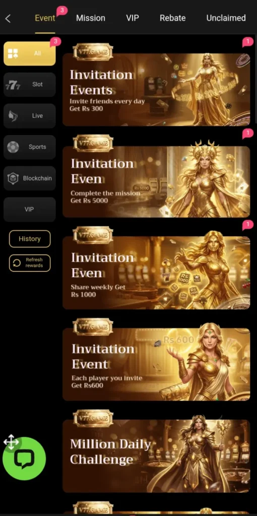 V777 Game Dashboard Image