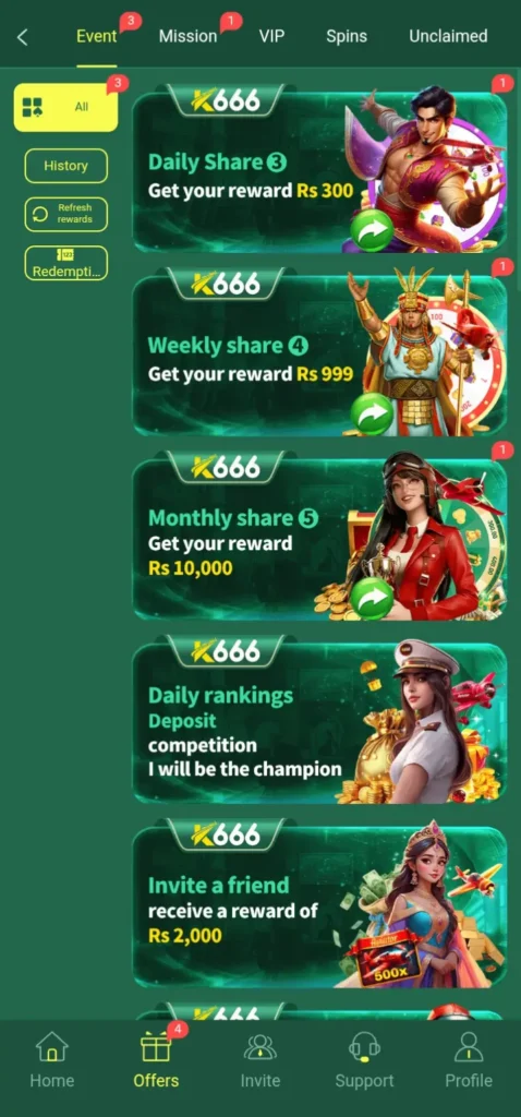 K666 Game Dashboard Image