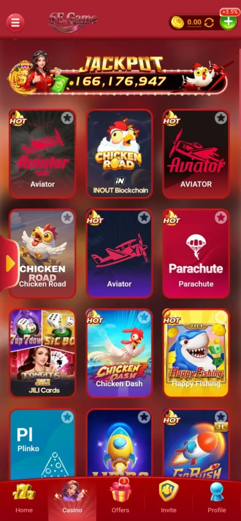 6E Game Dashboard Image