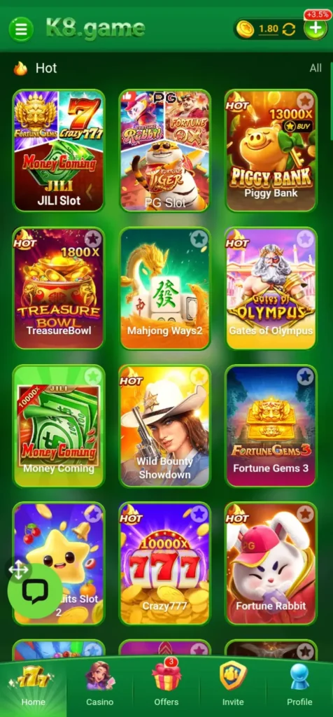 K8 Game Dashboard Image