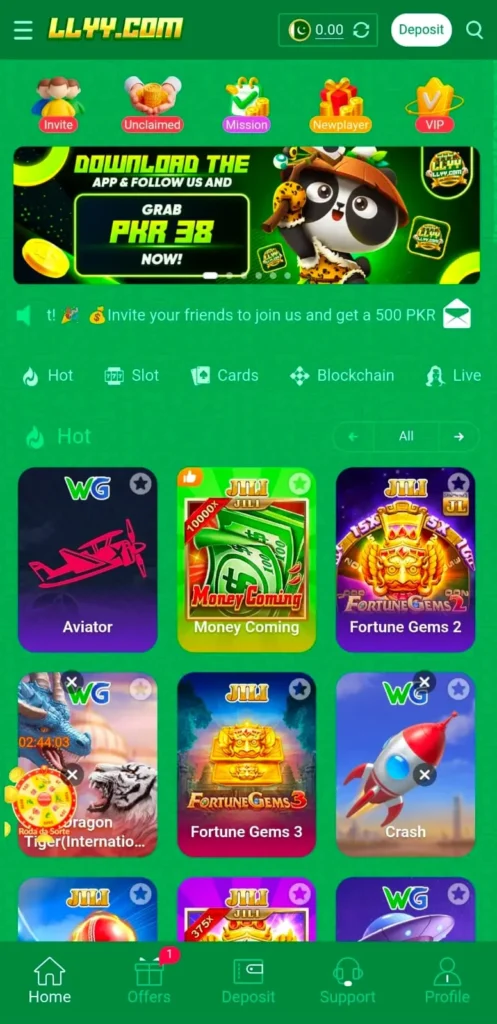 LLYY Game Dashboard Image