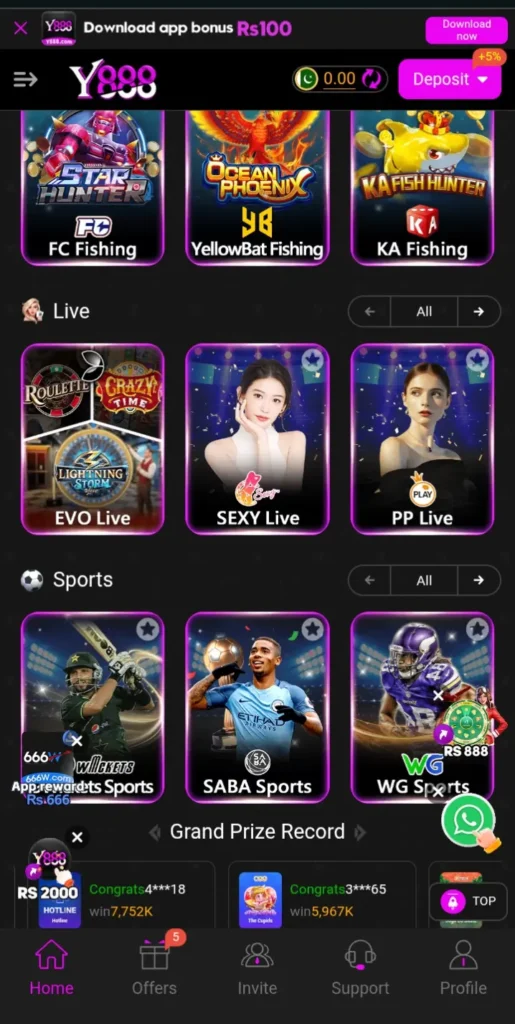 y8888 game Dashboards Image